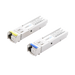 Transceptores Ópticos Bidireccionales SFP (Mini-Gbic) / Monomodo 1310 & 1550 nm / 1.25 Gbps / 1000BASE-BX / Conector LC/UPC Simplex / DDM / Hasta 5 km / 2 Piezas - Toer