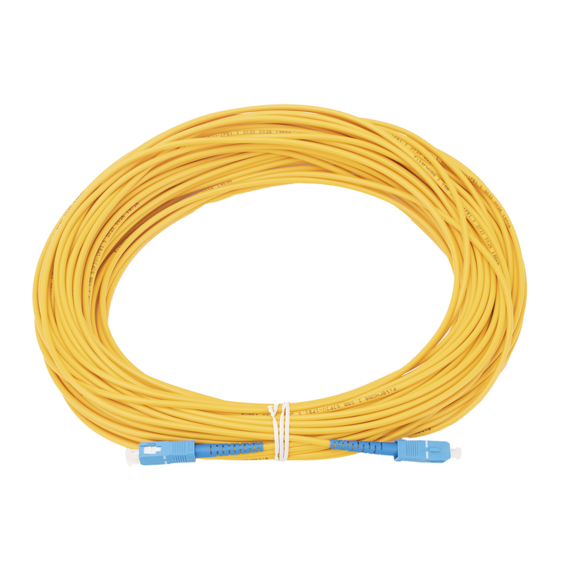 LPSM3SCUSCUS30 Jumper de Fibra Óptica Monomodo SC/UPC-SC/UPC Simplex de 30 metros,  3mm