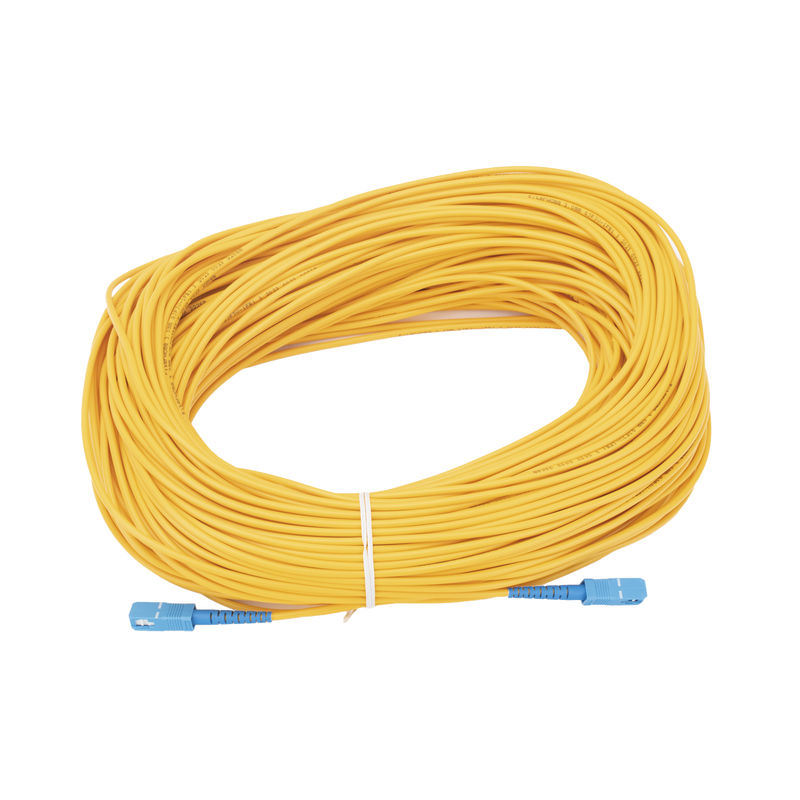 LPSM3SCUSCUS80 Jumper de Fibra Óptica Monomodo SC/UPC-SC/UPC Simplex de 80 metros,  3mm