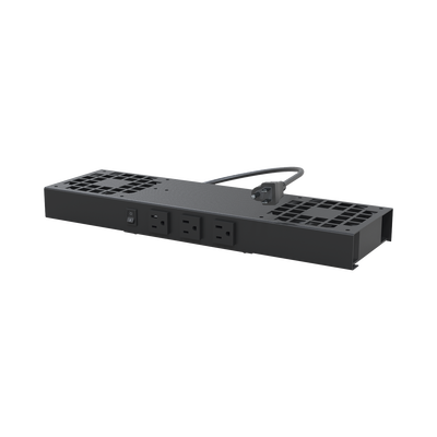 Kit de 2 Ventiladores (12 x 12 cm) con 3 Tomas de Corriente 110 Vca/50 Hz con Clavija - Toer