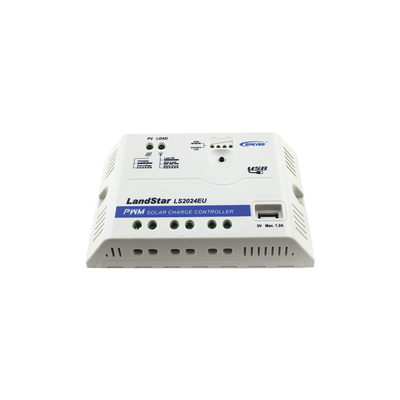 Controlador Solar PWM 12/24 V 20 A, Salida USB - Toer
