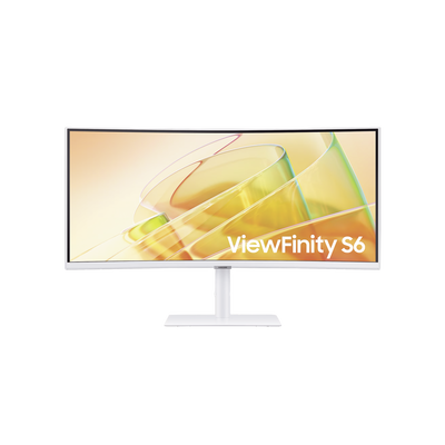 Monitor Curvo 34" Color Blanco / Aspecto 21:9 / Resolucion 3440 x 1440 / Frecuencia 100Hz / Entradas de Video HDMI / DisplayPort / Compatible VESA 100x100 / bocinas integradas