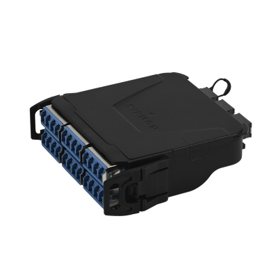 Módulo Plug & Play LightVerse, Hasta 24 Fibras, Base 8 Hembra, Shuttered LC/UPC para Fibra Monomodo, STD Loss