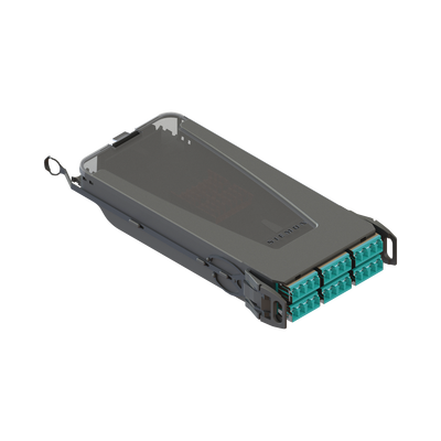 Cassette para Empalme (Fusión) LightVerse, Hasta 24 Fibras, Conectores LC/UPC Shuttered, para Fibra Multimodo OM3, 900um, 1 Metro (3.28 Pies)