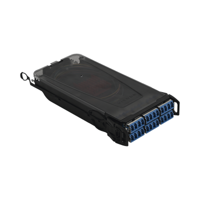 Cassette para Empalme (Fusión) LightVerse, Hasta 24 Fibras, Conectores LC/UPC Shuttered, para Fibra Monomodo, 900um, 1 Metro (3.28 Pies)