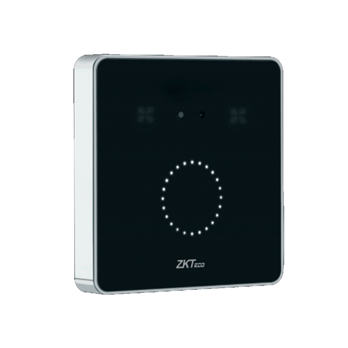 ZKTECO KF1100 - Lector de autenticacion facial SIN CONTACTO / 1500 Rostros / 100,000 Registros / TCP/IP / Wiegand / RS485 / Requiere panel de control de Acceso ZK o DM10