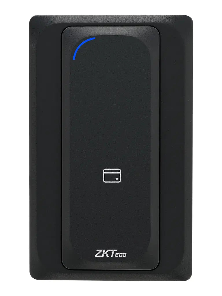 ZKTECO KR901S - Lector Esclavo de Tarjetas  ID 125 Khz y Mifare 13.56 MHz/  IP65/  Wiegand 26/ LED Indicador de Estado