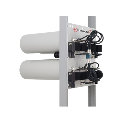 Combinador en Panel para Rack 19", 148-174 MHz, 5 Canales (8"Diam.) 125 kHz Sep. 115 Watt, N Hembras.