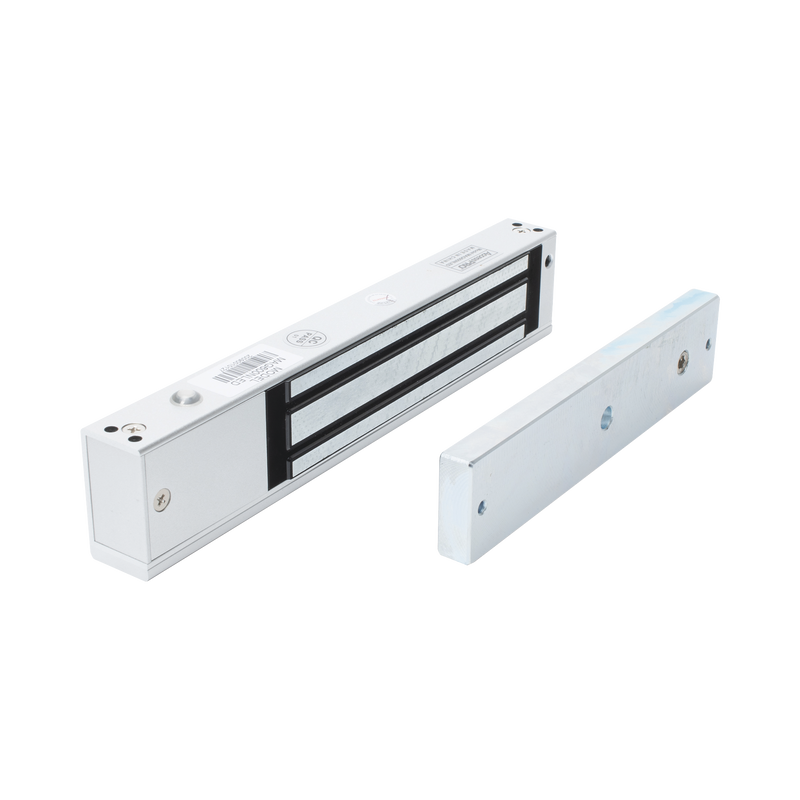 MAG600NLED Chapa Magnética de 600 lbs con LED Ultra-brillante, Sensor de Estado de Placa y Sin Magnetismo Residual
