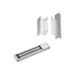 Kit para control de acceso incluye Chapa magnética de 600Lbs / Montajes L y Z - Toer