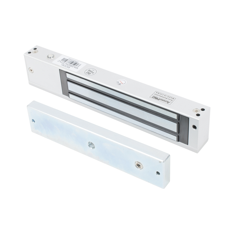 MAG600NLEDV2 Chapa magnética 600 lbs con LED Ultra-brillante/ Libre de Magnetismo Residual / Sensor de estado de la placa