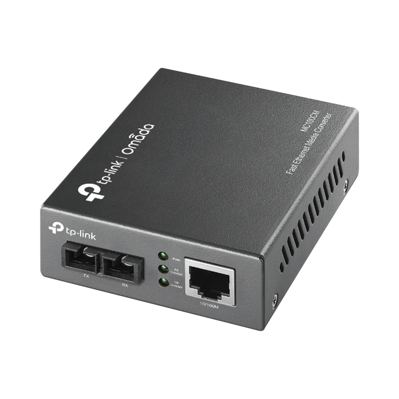 MC100CM Convertidor Fibra Óptica Multimodo /  1 Puerto RJ45 10/100 Mbps / Puerto Fibra Óptica SC 100 Mbps / Hasta 2 Km / Plug and Play