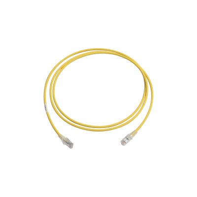 Patch Cord MC6 Modular Cat6 UTP, CM/LS0H, 7ft, Color Amarillo - Toer
