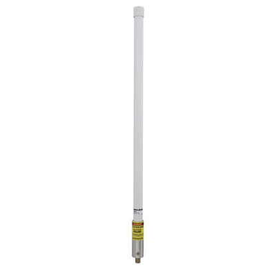 Antena base de fibra de vidrio MAXRAD, Frecuencia  896-940 Mhz, Ganancia 3dB.
