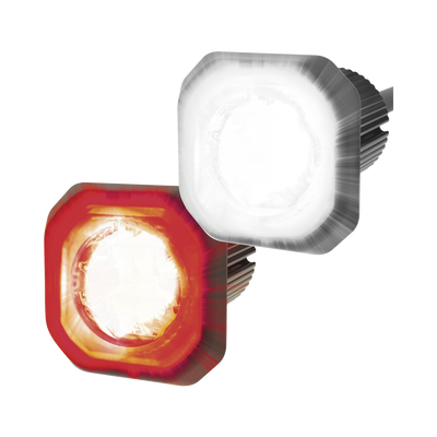 Luz perimetral micropak hide a blast doble color rojo/blanco