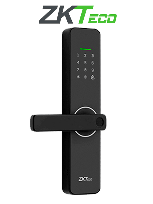 ZKTECO ML100 - Cerradura inteligente bidireccional con sensor de huella digital / Codigos aleatorios con app / 300 usuarios / WiFi / Compatible con ZSmart