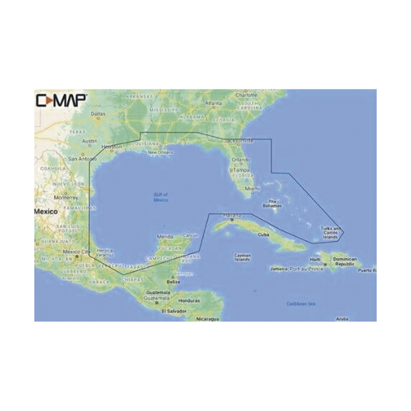 M-NA-Y204-MS M-NA-Y204-MS C-MAP REVEAL del Golfo de México y Bahamas