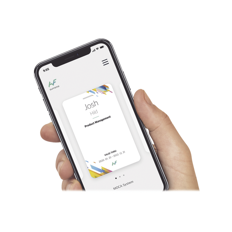 MOBILEACCESSCREDIT Tarjeta Virtual  / para uso con su SMARTPHONE / compatible con todos los lectores SUPREMA que soporten Bluetooth