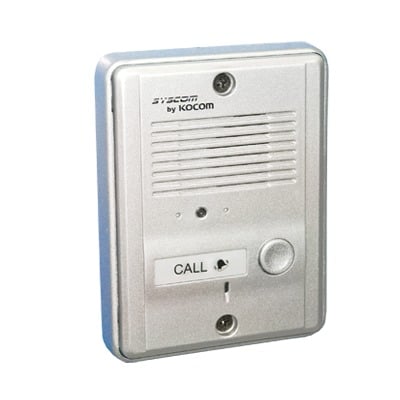 MS-2D Frente de calle metálico para audio porteros