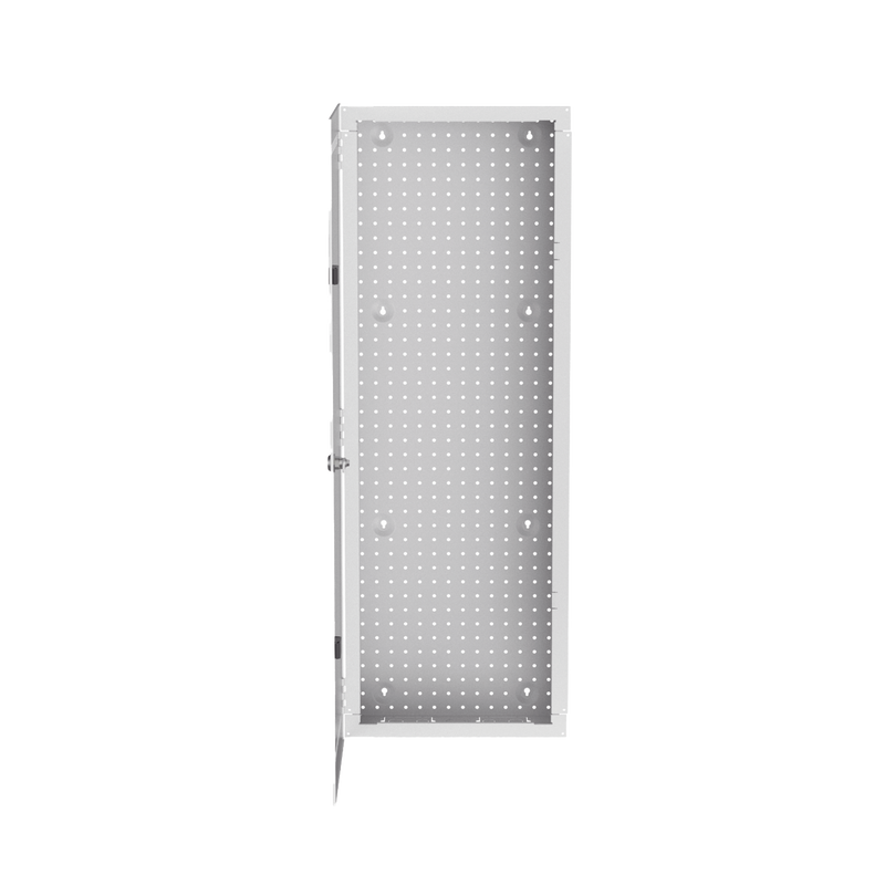 MS42EHDS Gabinete Multipropósito de Montaje en Pared, de 42 in de Altura, Con Puerta Reversible, Fabricado en Acero, Color Blanco