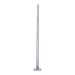 Poste de Acero Galvanizado para Videovigilancia, 3 m de altura. - Toer