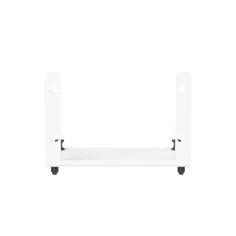 MSFCB2 Soporte Para 2 Adaptadores de Fibra Óptica Opticom®, Para Uso con Gabinetes Multipropósito, de Instalación a Presión, Color Blanco