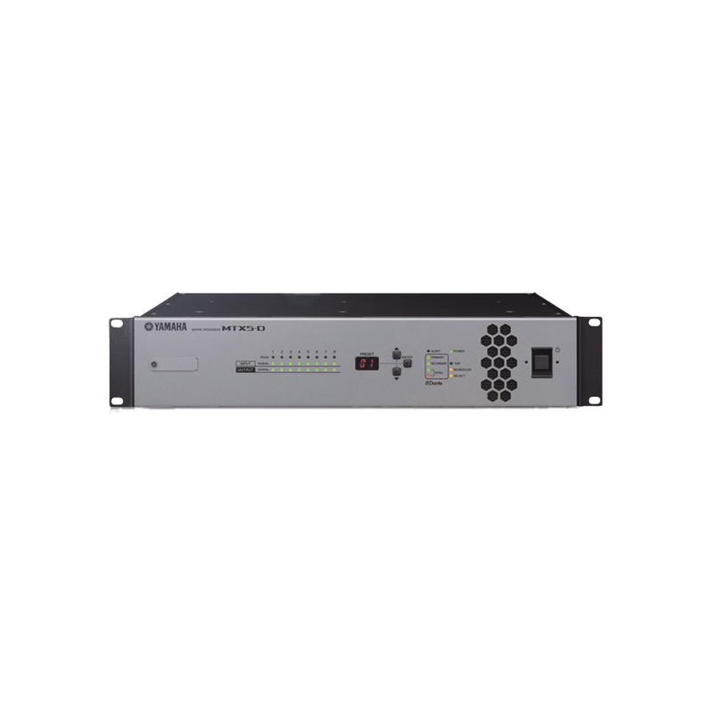 MTX5-D Procesador Matricial de Audio | DSP | 34 Entradas (entre digital y análogas)  x 16 Salidas | Ideal para Instalaciones Comerciales |  Interfaz Dante
