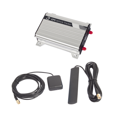 Localizador GPS 2G vía celular con múltiples entradas y salidas digitales, entradas análogas, opción para audio bidireccional,robusta carcasa de aluminio,botón de pánico y cable programador incluidos.