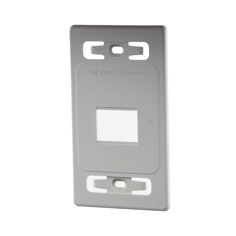 MX-FP-S-02-02 Placa de pared modular MAX, de 2 salidas, color blanco