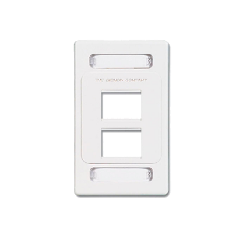 MX-F-PS-04-02 Placa de pared modular MAX, de 4 salidas, color blanco
