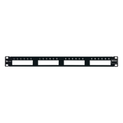 Patch Panel MAX Modular (vacío), de 24 Puertos, Plano, 1UR - Toer