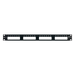 Patch Panel MAX Modular (vacío), de 24 Puertos, Plano, 1UR - Toer