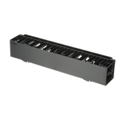 Organizador de Cables Horizontal NetManager, Sencillo (Solo Frontal), Para Rack de 19in, 2UR - Toer