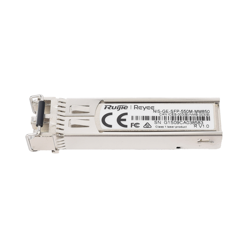 NIS-GE-SFP-550M-MM850 Transceptor Industrial LC Multimodo SFP 1G, hasta 550 Metros, Longitud de Onda 850 nm, soporta Temperaturas de -40° a 85° C