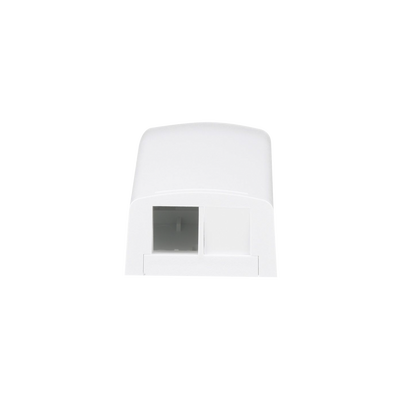 Caja de Montaje en Superficie, Para 2 Módulos Keystone, Color Blanco - Toer