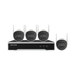 Kit IP Inalámbrico 4 Megapixel / NVR 4 Canales / 4 Cámaras Bala para Exterior / 1 HDD de 1 TB / Modo Repetidor - Toer