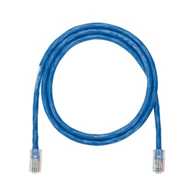 Cable de Parcheo UTP Categoría 5e, con Plug Modular en Cada Extremo - 4.3 Metros (14.11 Pies) - Azul