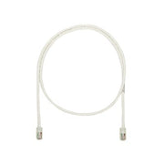 Cable de parcheo UTP Categoría 5e, con plug modular en cada extremo - 1 m. - Blanco mate - Toer