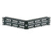 Panel de Parcheo Modular Keystone (Sin Conectores), Angulado, de 48 Puertos, 2UR - Toer