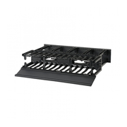Organizador de Cables Horizontal NetManager de Alta Densidad, Doble (Frontal y Posterior), Para Rack de 19in, 2UR - Toer