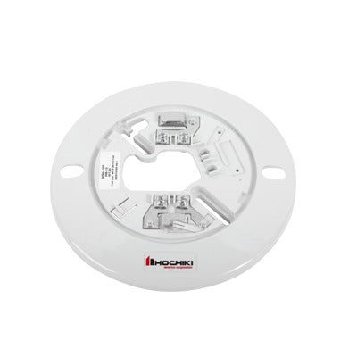 Base Para Detector Convencional Hochiki, Diámetro 6, 2 Hilos, 24 Vcd  (0300-04070 IT), Color Hueso