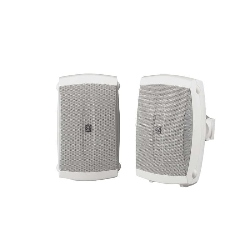 NSAW150W Altavoces de Montaje en Superficie de 2 vias | Woofer 5 in, Tweeter 0.5 in | Semi-Exterior, 6 ohms | Par Color Blanco