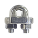 Nudo/ Perro/ Abrazadera Acero Forjado para Cable de 3/16", Acero Inoxidable. - Toer