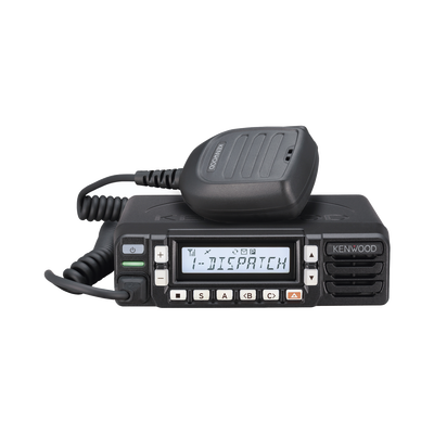 Radio móvil VHF 136-174 MHz, Digital DMR-Analógico, 50 Watts, 260 Canales, Pseudotrunking, Encriptación, IP54, MIL-STD-810, GPS, Incluye accesorios de instalación