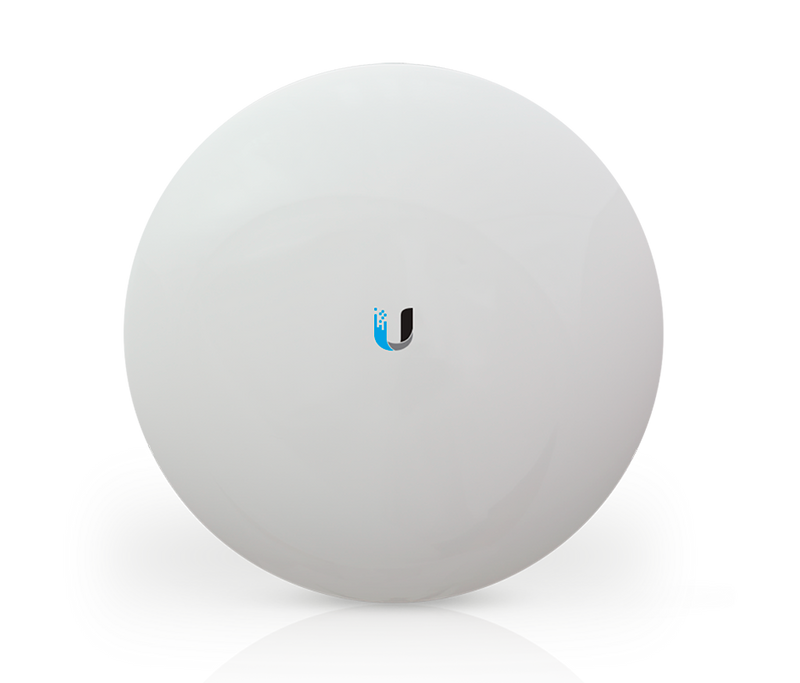 UBIQUITI NANOBEAM AC NBE-5AC-GEN2 - Radio Airmax AC GEN2 5.8GHz para exteriores con antena integrada de 19 dBi, MIMO, potencia de 26 dBm y rendimiento de hasta 450 Mbps.