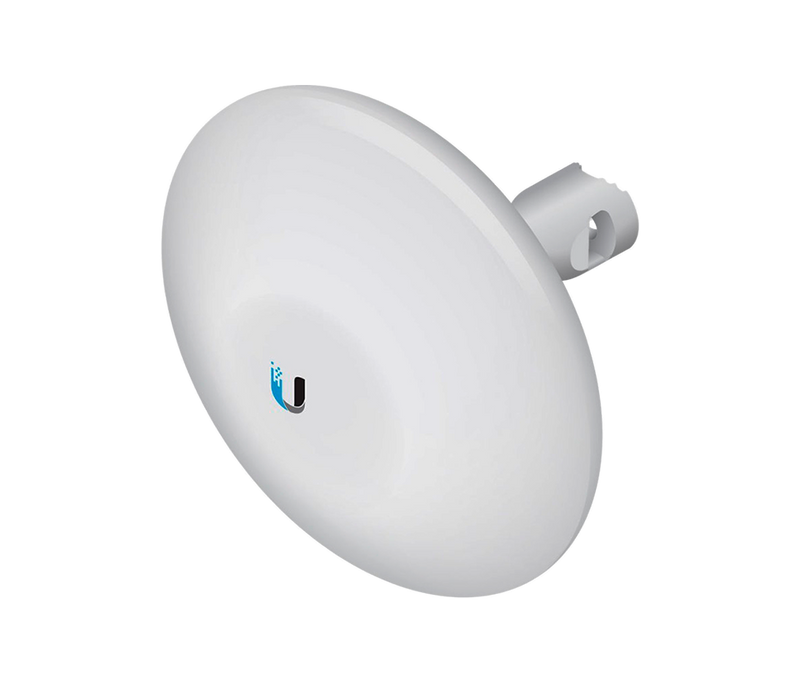 UBIQUITI NANOBEAM AC NBE-5AC-GEN2 - Radio Airmax AC GEN2 5.8GHz para exteriores con antena integrada de 19 dBi, MIMO, potencia de 26 dBm y rendimiento de hasta 450 Mbps.