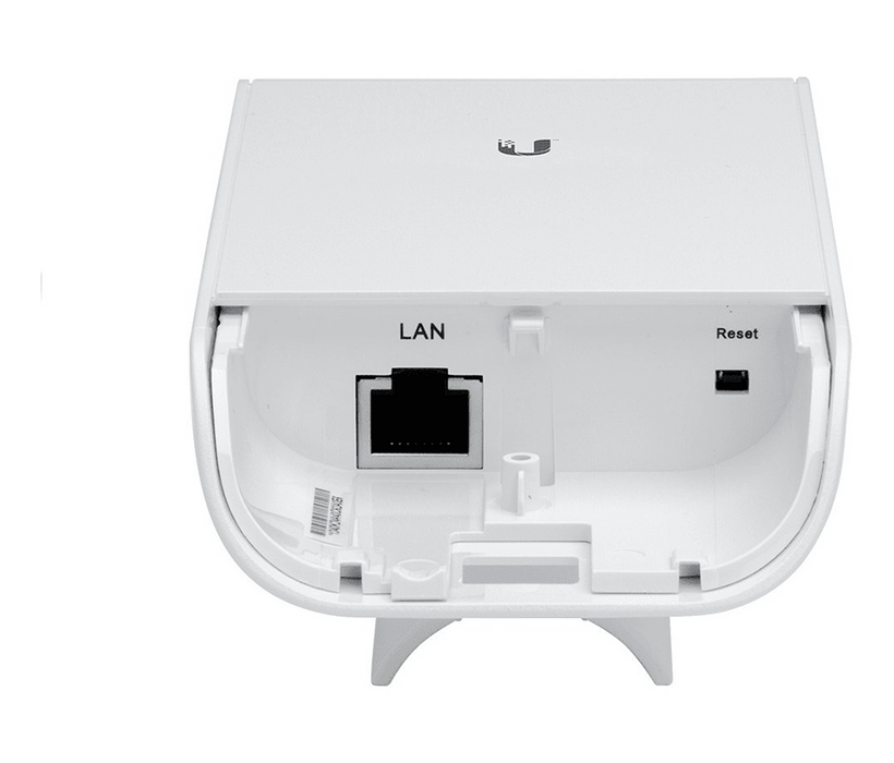 UBIQUITI NANOSTATION LOCOM5 - Radio Airmax 5.8GHz para exteriores con antena integrada tipo panel de 13 dBi, MIMO, potencia de 23 dBm y rendimiento de hasta 150 Mbps.