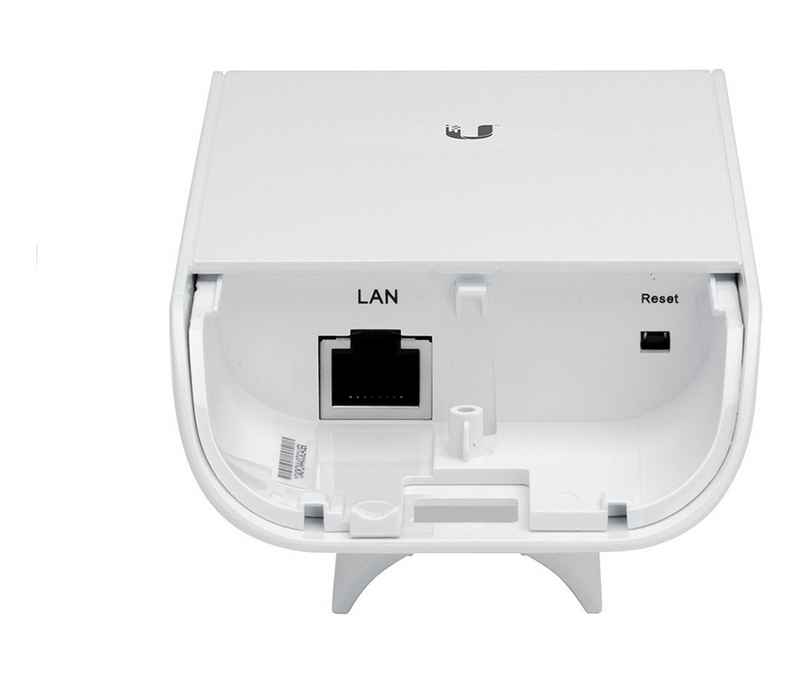 UBIQUITI NANOSTATION LOCOM2 - Radio con antena integrada Airmax 2.4GHz para uso en exteriores con tecnología MIMO. Cuenta con un panel de antena de 8 dBi y una potencia de transmisión de 23 dBm, ofrece un rendimiento de hasta 150 Mbp