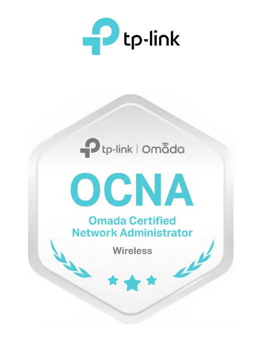 TP-LINK KIT OMADA OCNA - (Omada Certified Network Administrador) WIRELESS - Capacitación para la certificación de la solución Omada. Incluye 1 EAP610, 1 ER605, 1 Pza SG2210P