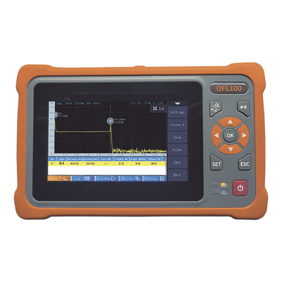 OTDR Monomodo para Pruebas en Enlaces de Fibra Óptica, longitudes de onda 1310 y 1550 nm, entrada SC/APC - Toer